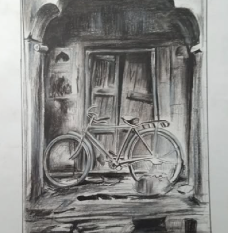 Echoes of the Past – An Old Doorway & Bicycle