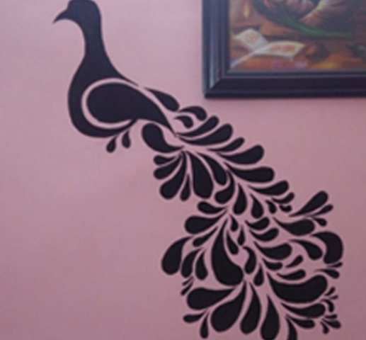 Elegant Peacock Wall Art