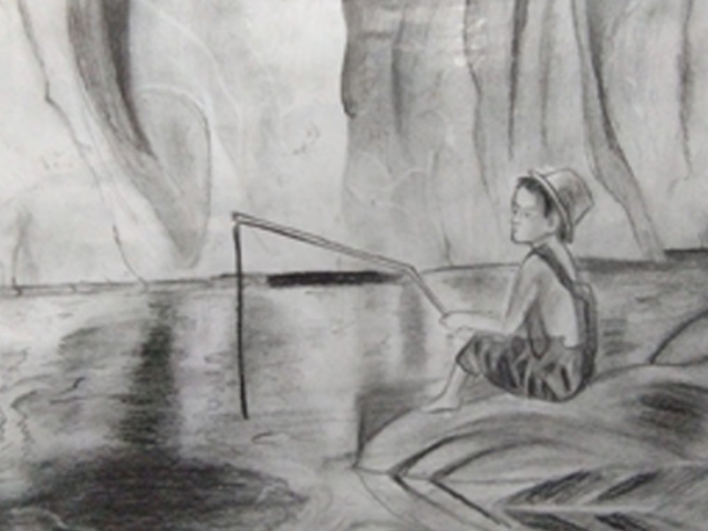A Boy and His Fishing Rod