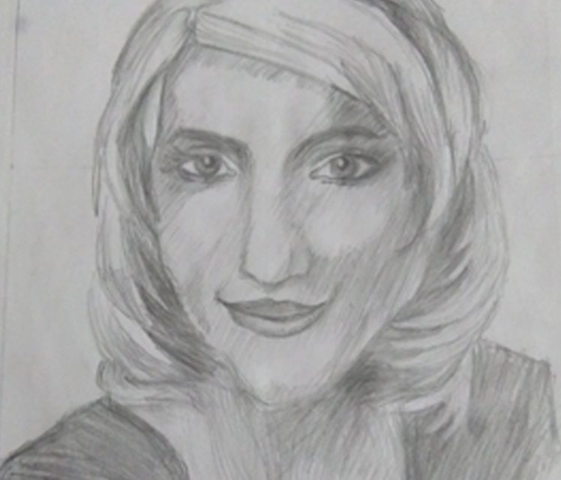 Grace in Graphite – A Woman’s Portrait